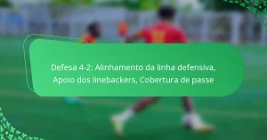Defesa 4-2: Alinhamento da linha defensiva, Apoio dos linebackers, Cobertura de passe